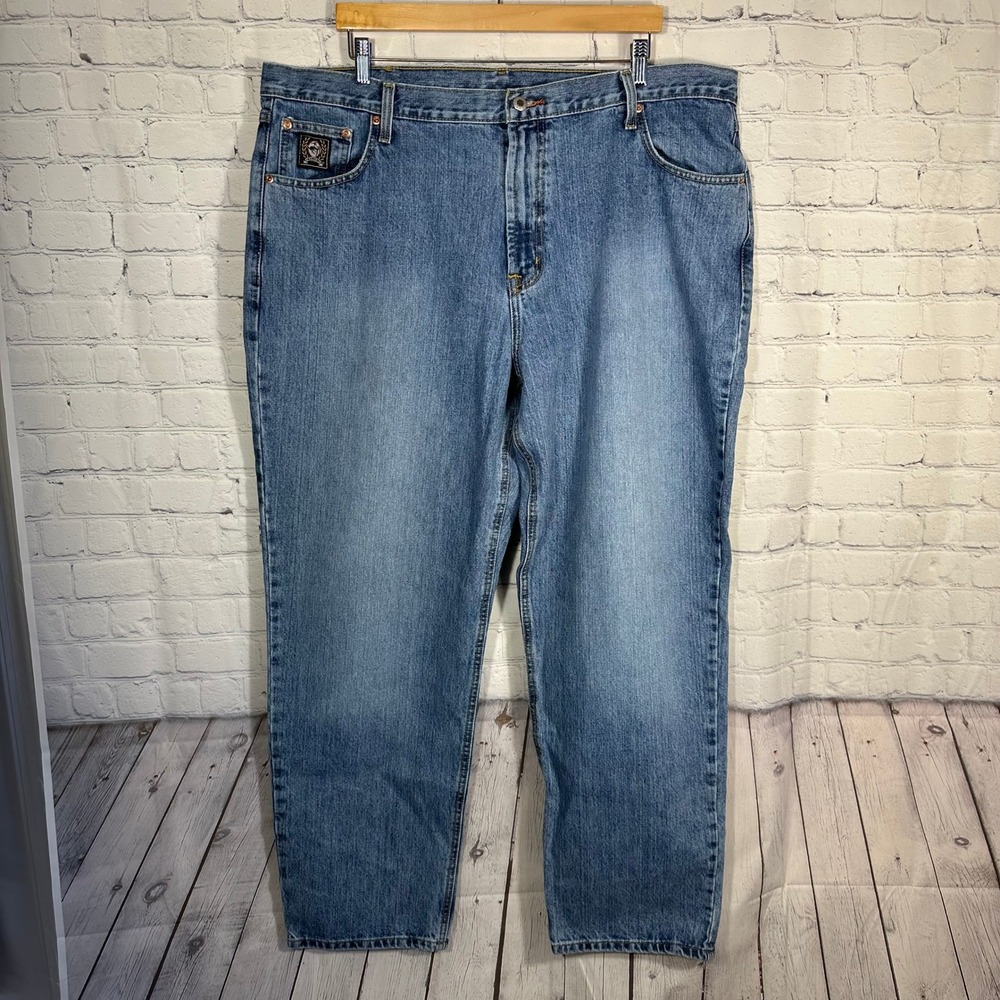 Cinch Mens Jeans Black Label Relaxed Western Medium Wash 40x32 MB90633001
